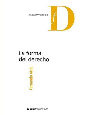 cover image of La forma del derecho